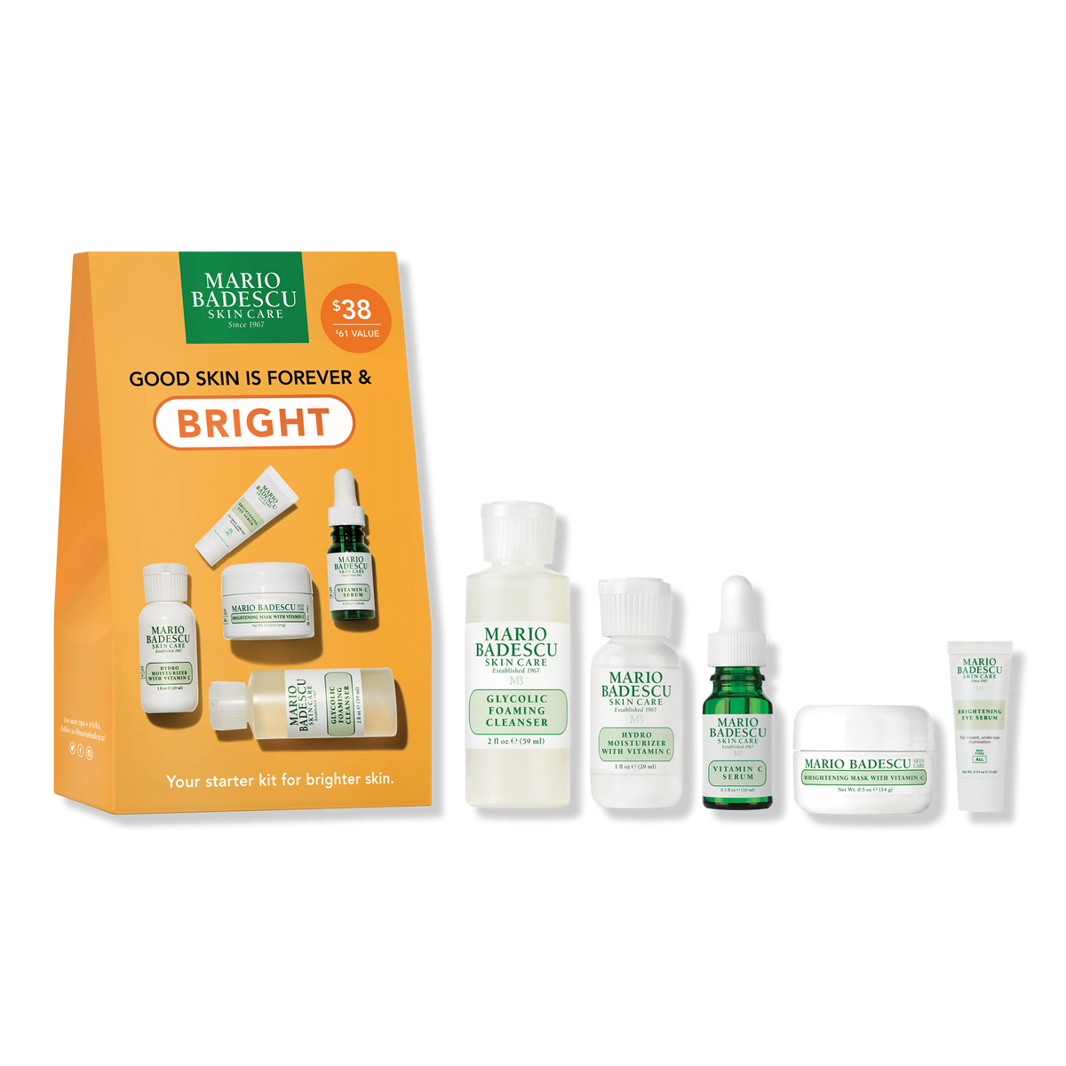 Mario Badescu Good Skin is Forever & Bright, 1 ea