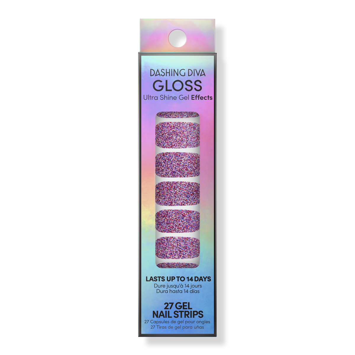 Dashing Diva Plum Berry Sparkle GLOSS Ultra Shine Gel Effects