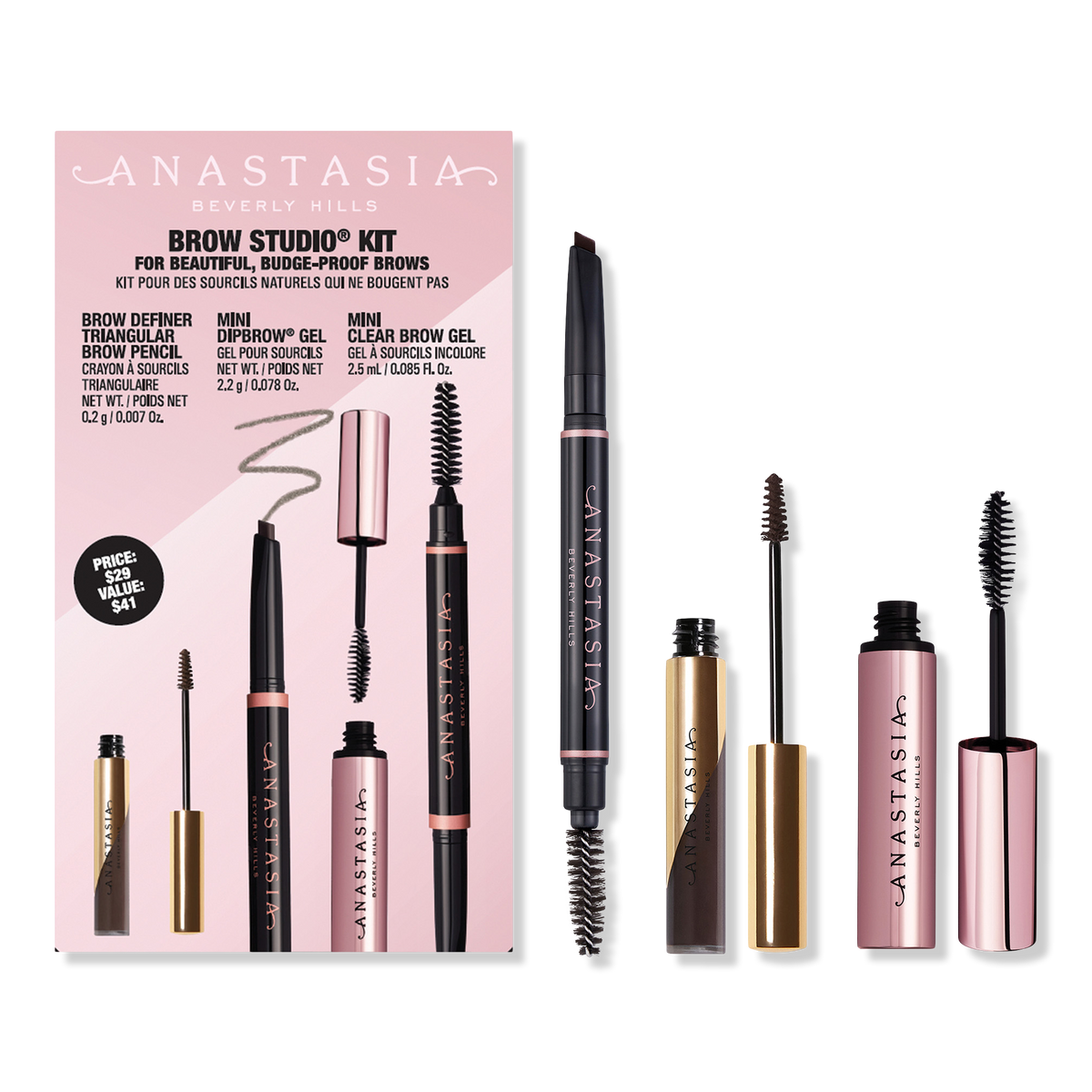 Anastasia Beverly Hills Brow Studio Kit, Ebony
