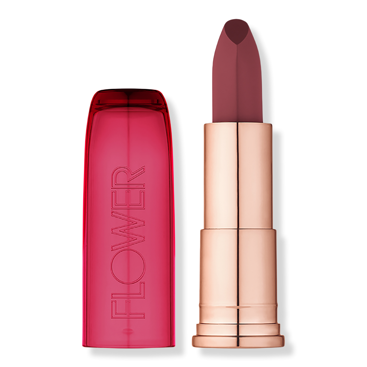 FLOWER Beauty Perfect Pout Moisturizing Lipstick, Jasmine, 0.14 oz