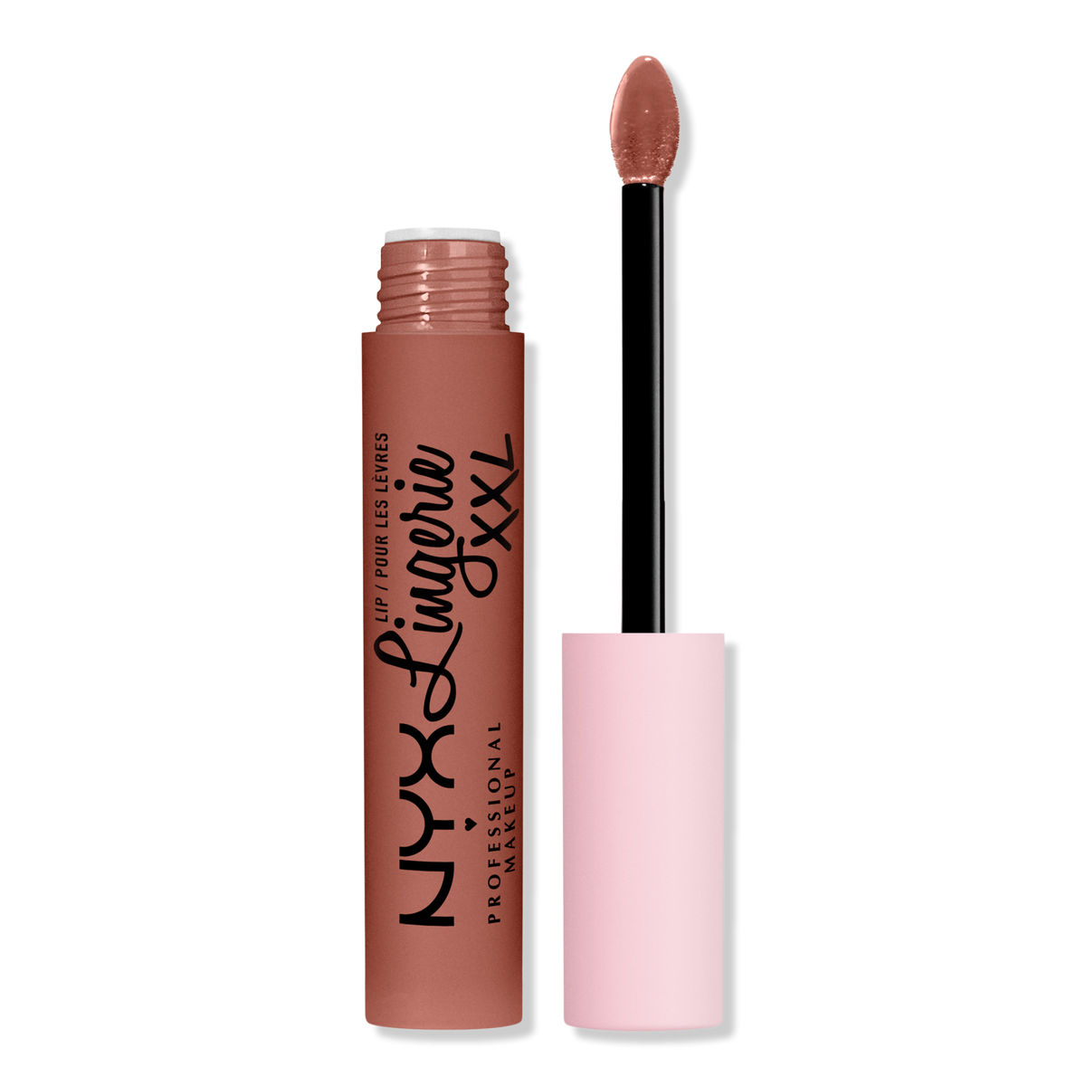 NYX Professional Makeup Lip Lingerie XXL Long-Lasting Matte Liquid Lipstick, Candela Babe, 0.13 oz