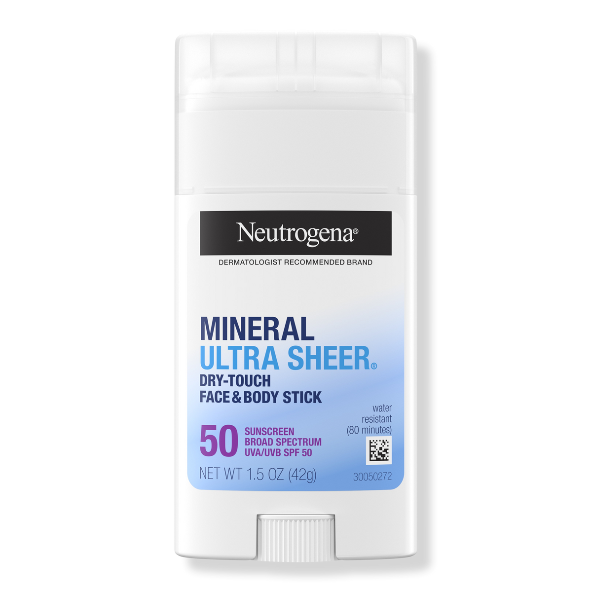 Neutrogena Ultra Sheer, SPF 50 Zinc Mineral Sunscreen Stick, 1.5 oz
