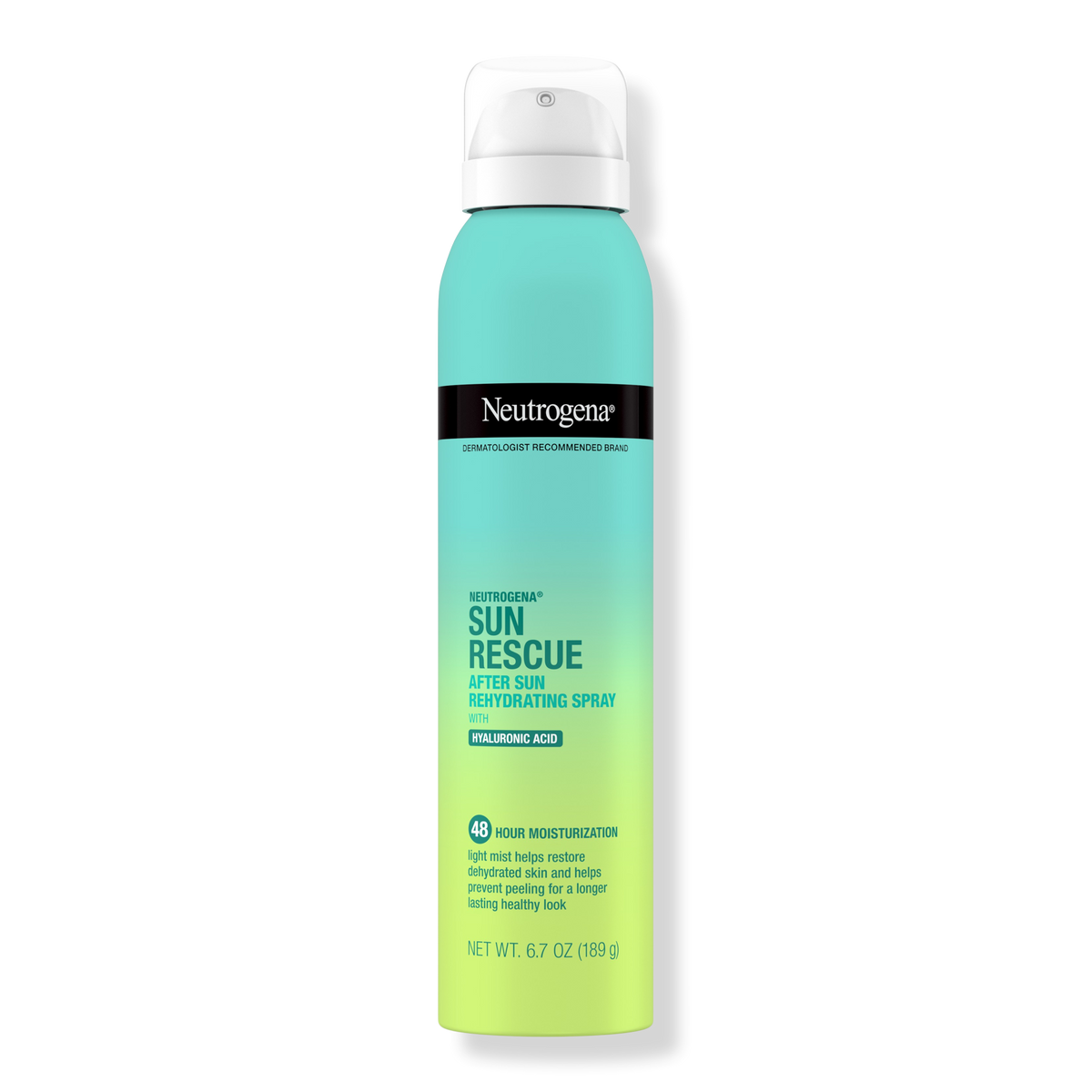 Neutrogena Sun Rescue After Sun Rehydrating Spray, Hyaluronic Acid, 6.7 oz