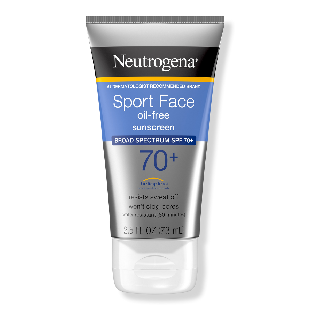 Neutrogena Sport Face Oil-Free Lotion Sunscreen, SPF 70+, 2.5 oz