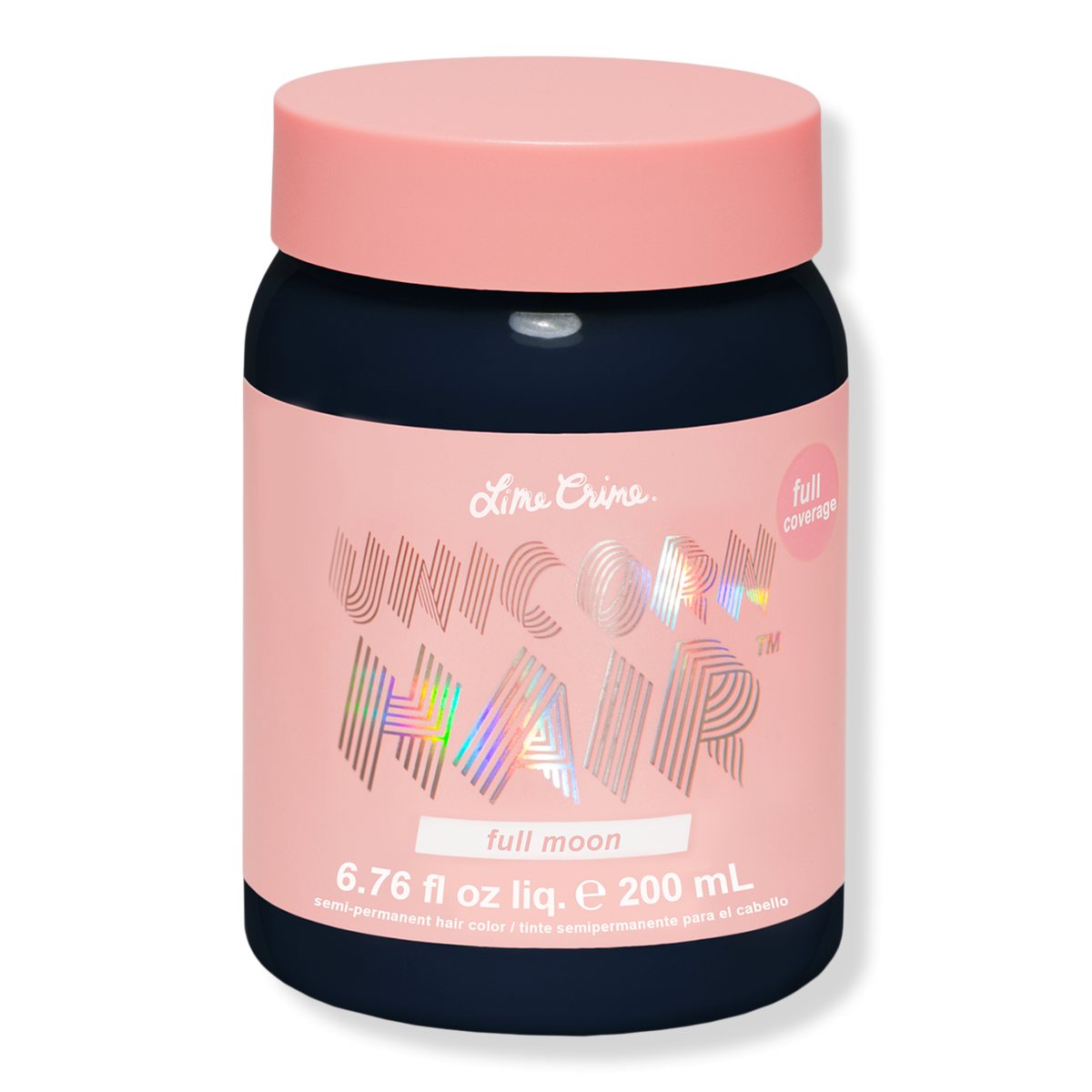 Lime Crime Unicorn Hair Semi-Permanent Hair Color Full Coverage, Full Moon, 6.76 oz