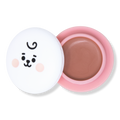The Crème Shop BT21 RJ Macaron Lip Balm, Honeydew (Coral Tinted), 0.26 oz