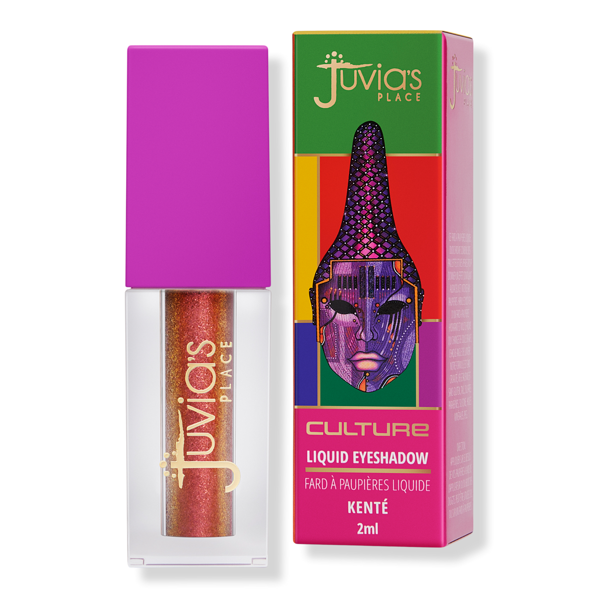 Juvia's Place CULTURE Duochrome Liquid Eyeshadow, Kenté, 0.067 oz