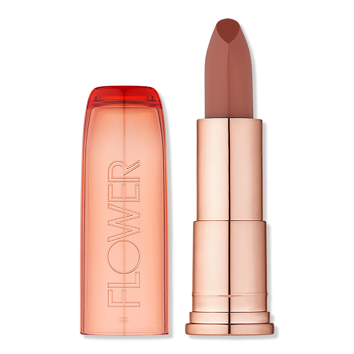 FLOWER Beauty Perfect Pout Moisturizing Lipstick, Blossom, 0.14 oz
