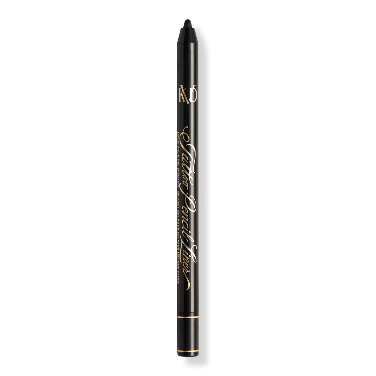 KVD Beauty Tattoo Pencil Liner Waterproof Long-Wear Gel Eyeliner, Trooper Black, 0.0176 oz