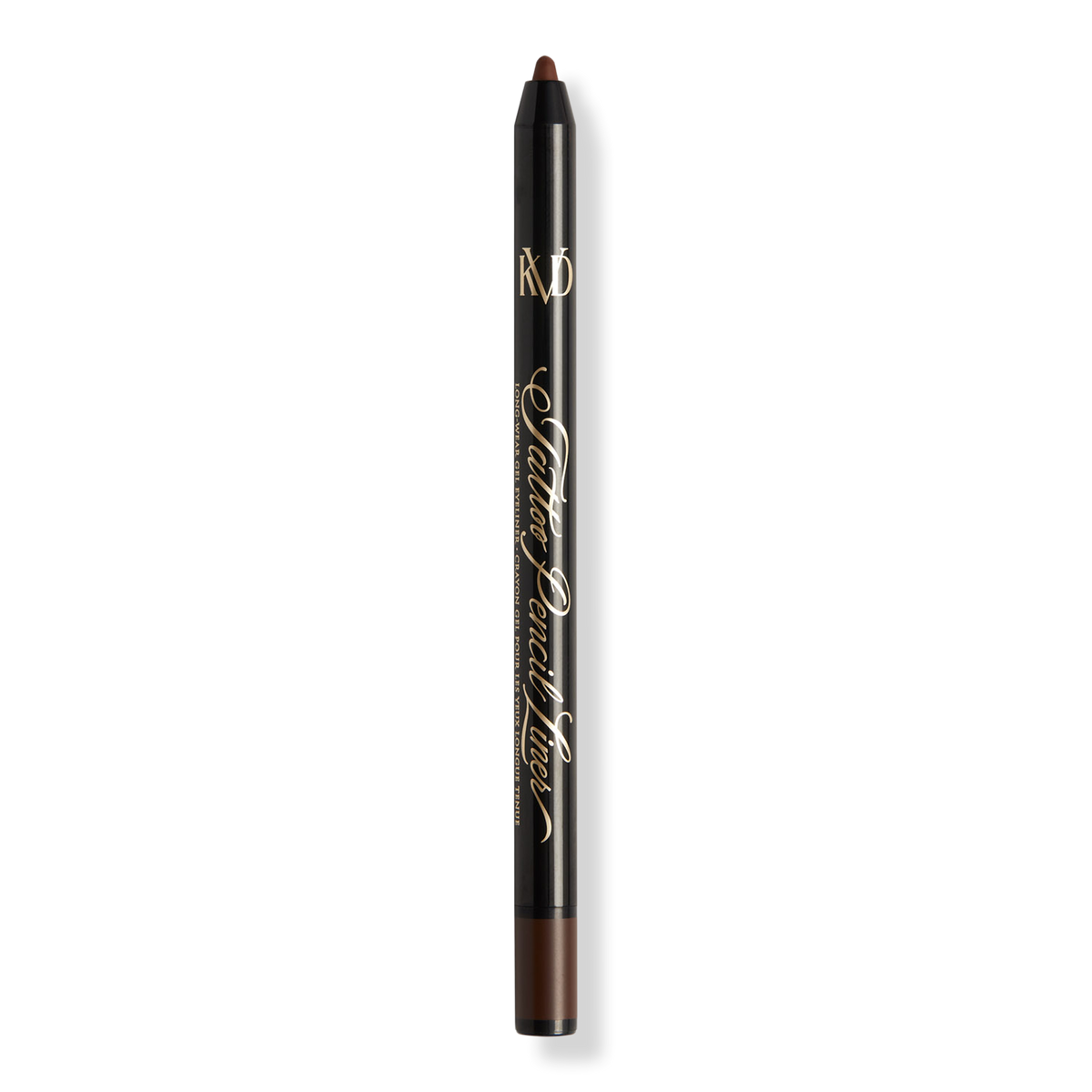 KVD Beauty Tattoo Pencil Liner Waterproof Long-Wear Gel Eyeliner, Axinite Brown, 0.0176 oz