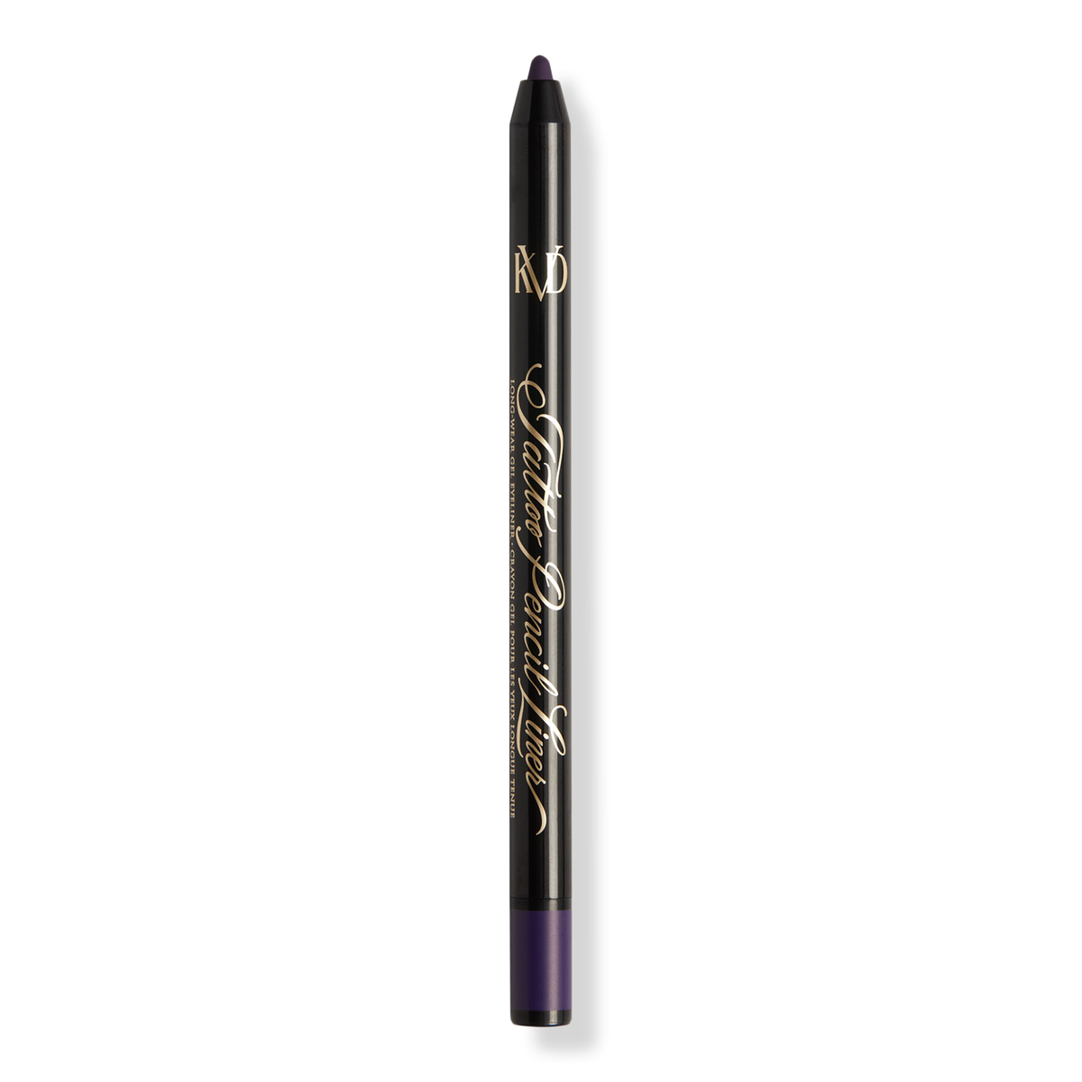 KVD Beauty Tattoo Pencil Liner Waterproof Long-Wear Gel Eyeliner, Diox Purple, 0.0176 oz
