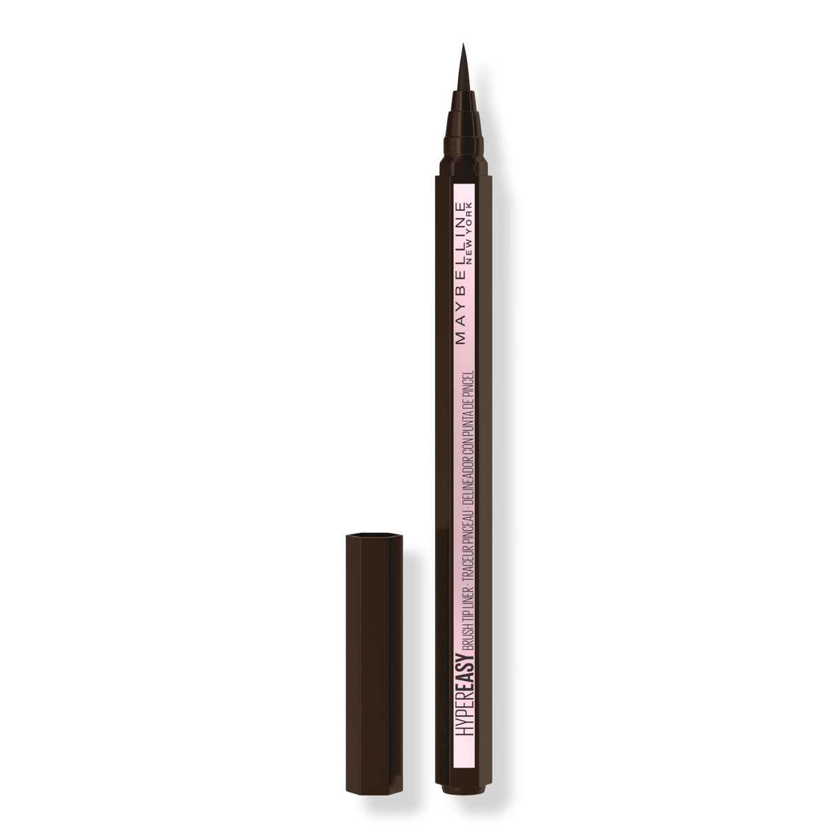 Maybelline Hyper Easy Brush Tip Liquid Liner, Pitch Brown, 0.021 oz