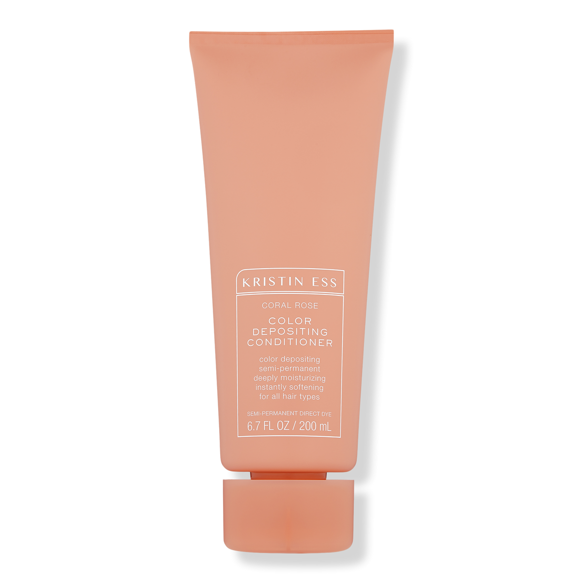 KRISTIN ESS HAIR Color Depositing Conditioner, Coral Rose, 6.7 oz