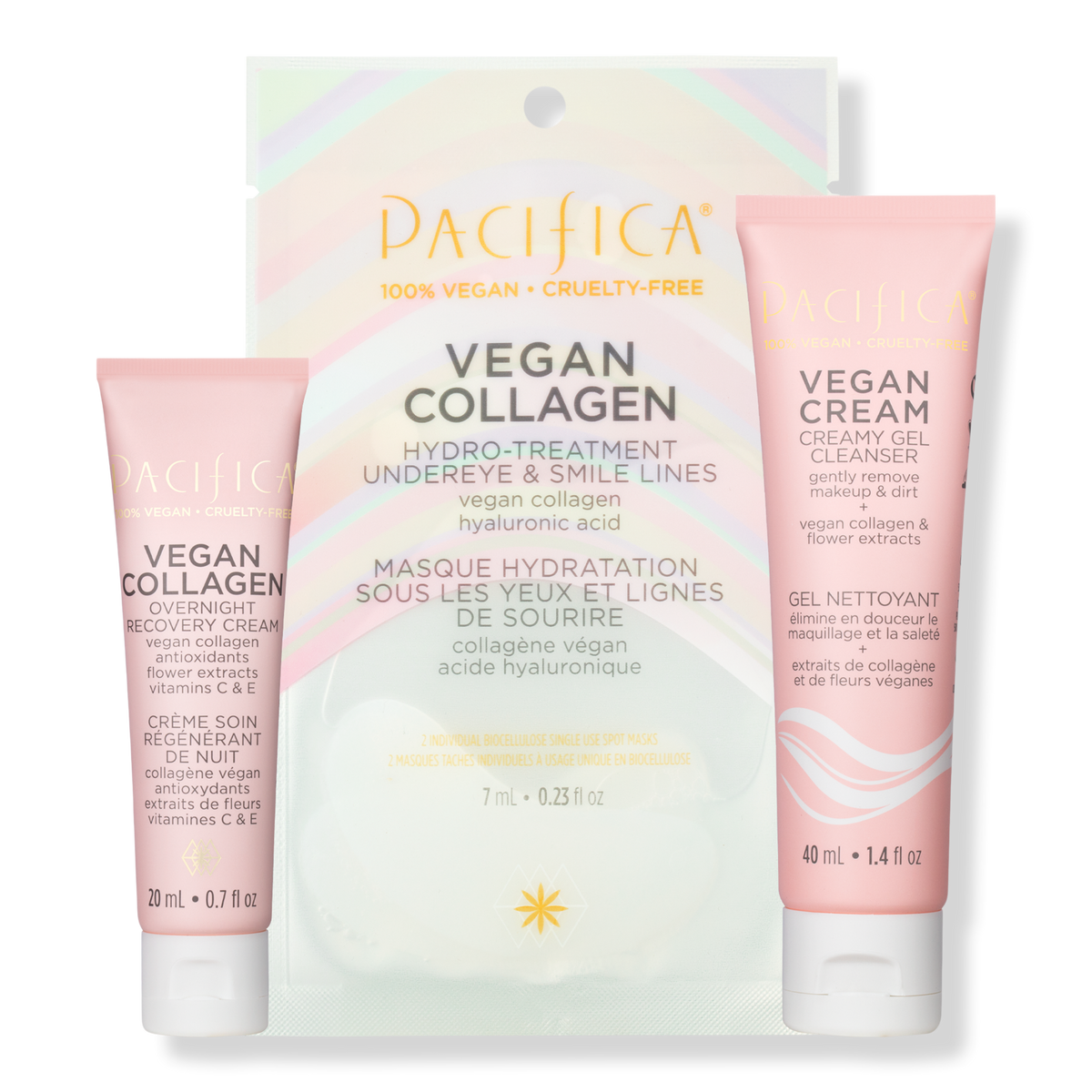 Pacifica Vegan Collagen Trial Kit for Aging Skin