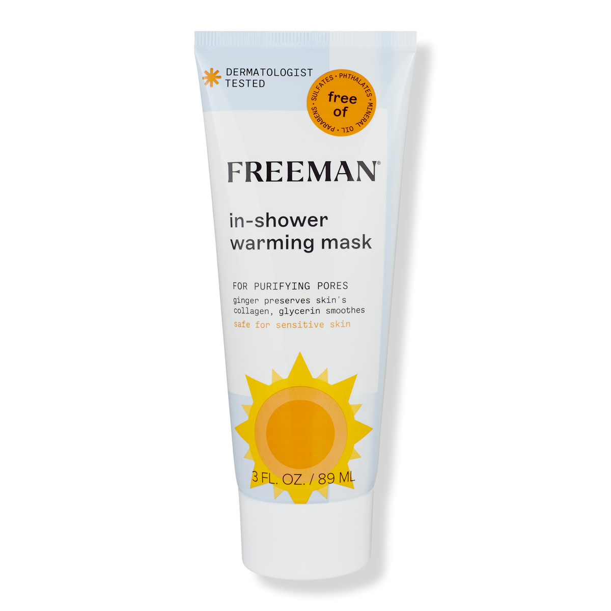 Freeman Ginger Extract In Shower Warming Facial Mask, 3 oz