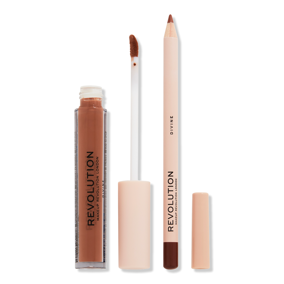 Makeup Revolution Lip Contour Kit, Divine, 0.13 oz