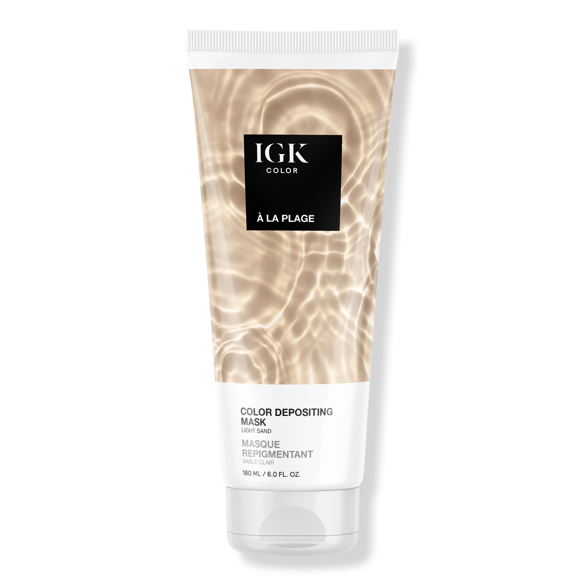 IGK A La Plage Color Depositing Mask, Strawberry Blonde, 6 oz