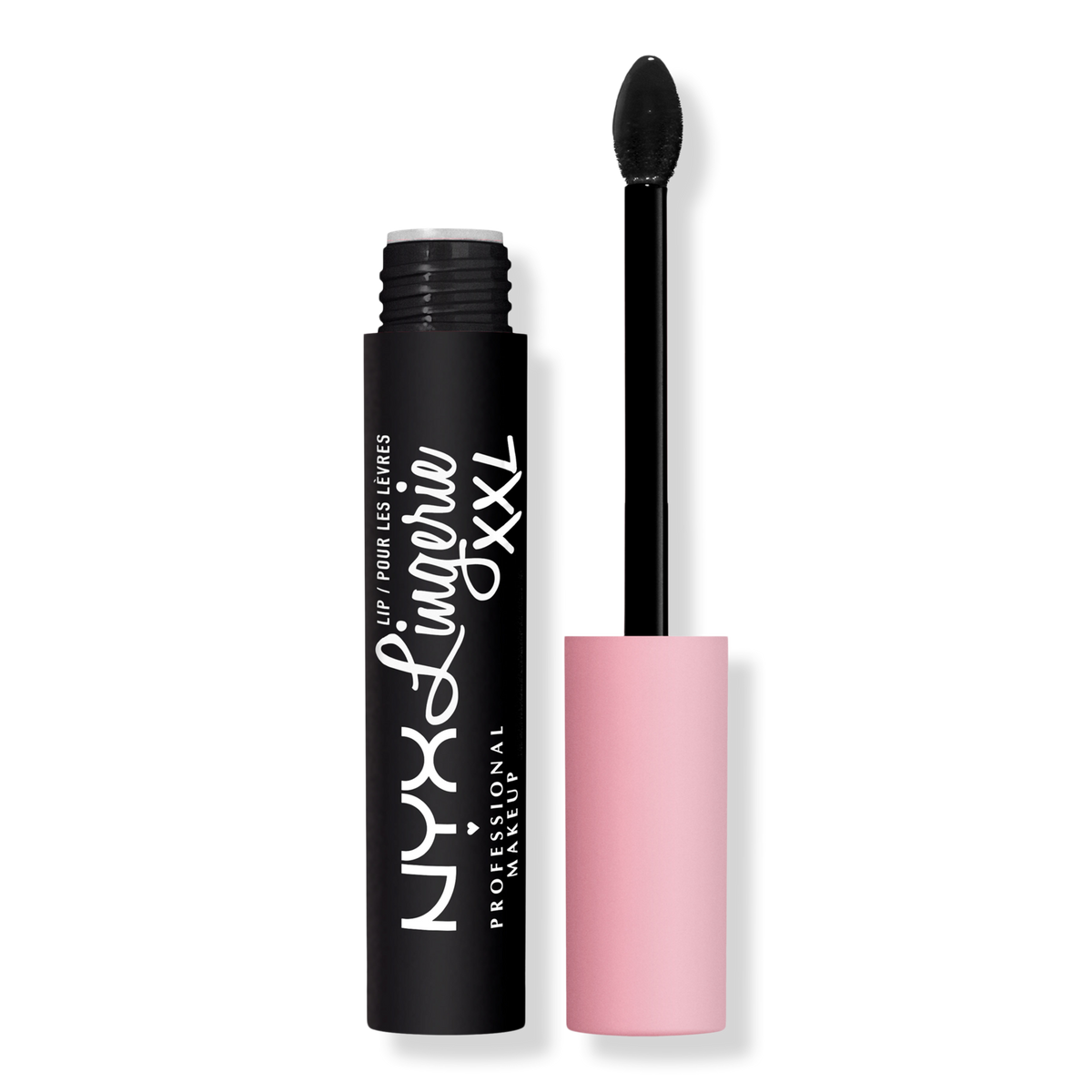 NYX Professional Makeup Lip Lingerie XXL Long-Lasting Matte Liquid Lipstick, Naughty Noir, 0.13 oz