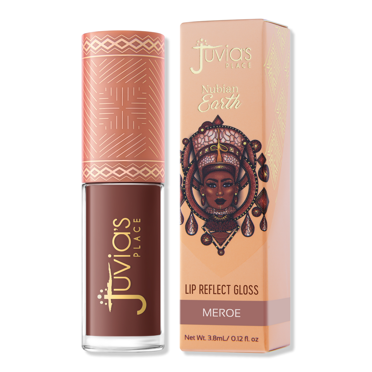 Juvia's Place Nubian Earth Lip Gloss, Meroe, 0.12 oz