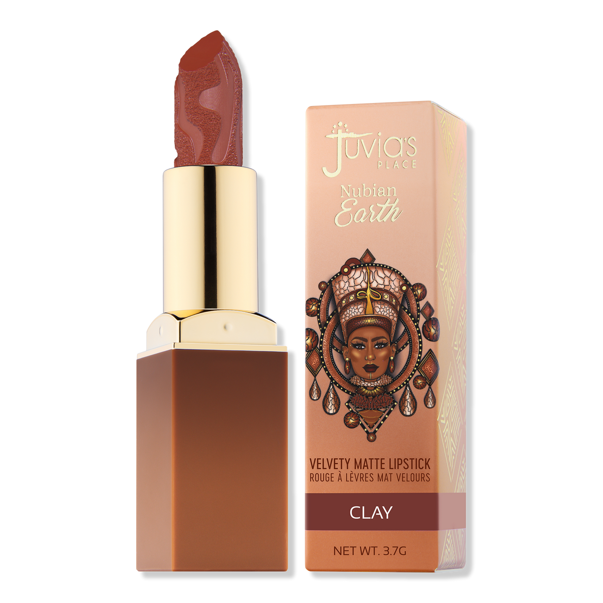 Juvia's Place Nubian Earth Lipstick, Clay