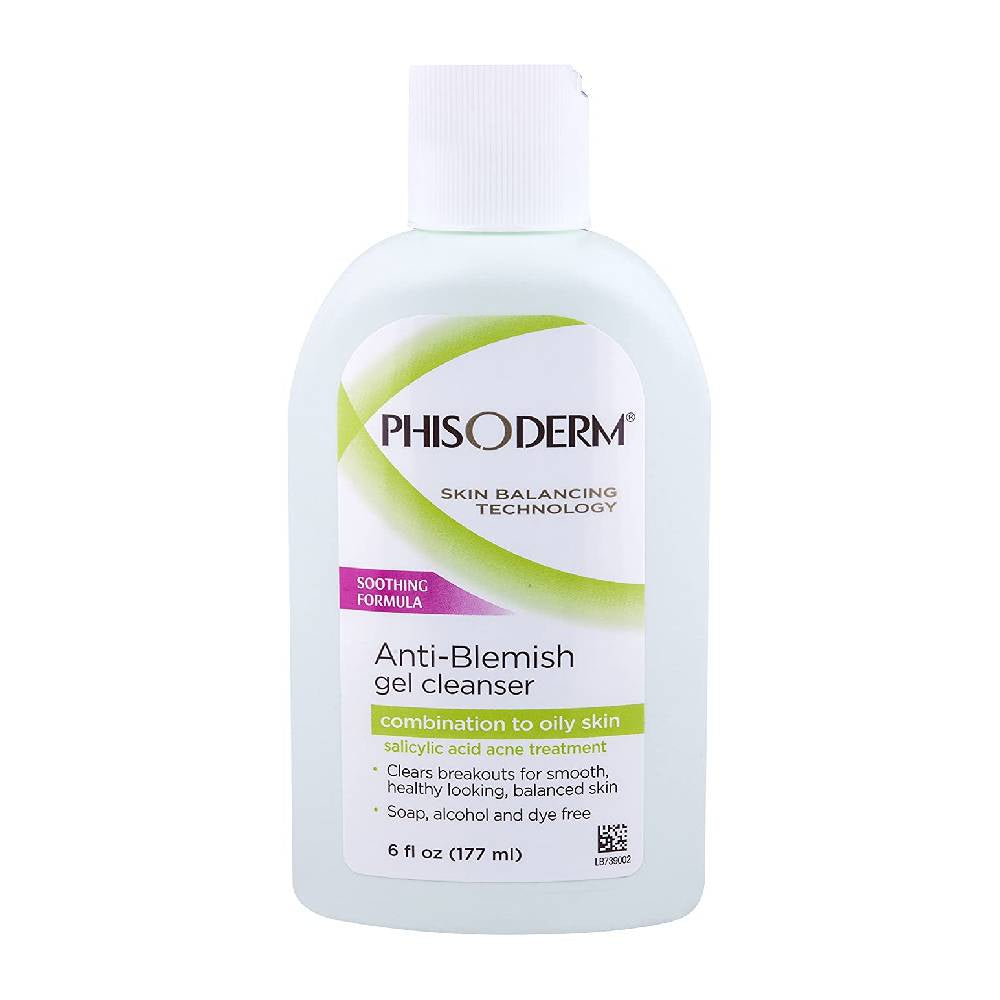 Phisoderm Anti-Blemish Gel Cleanser, 6 oz