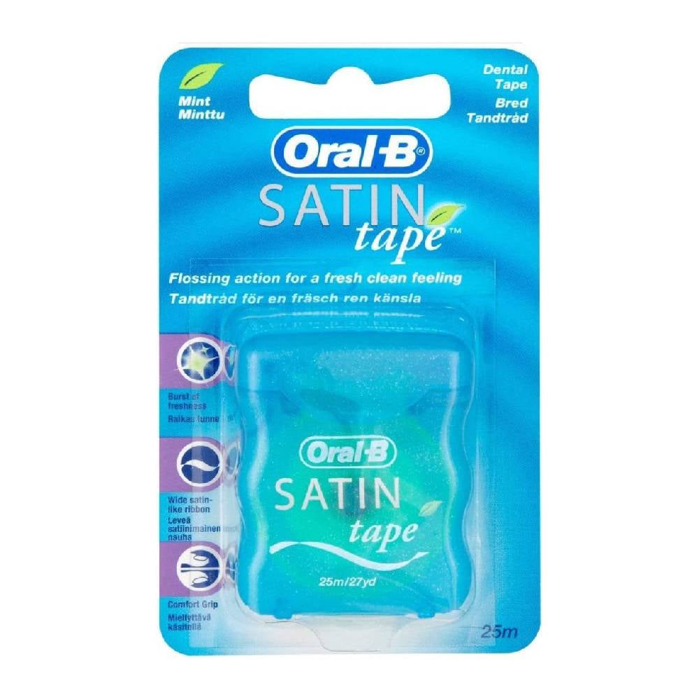 Oral-B Complete SATINtape Floss, Mint, 27.3 yards