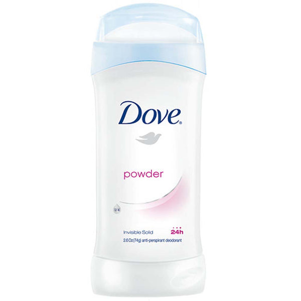 Dove Invisible Solid Anti-Perspirant Deodorant, Powder, 2.6 oz