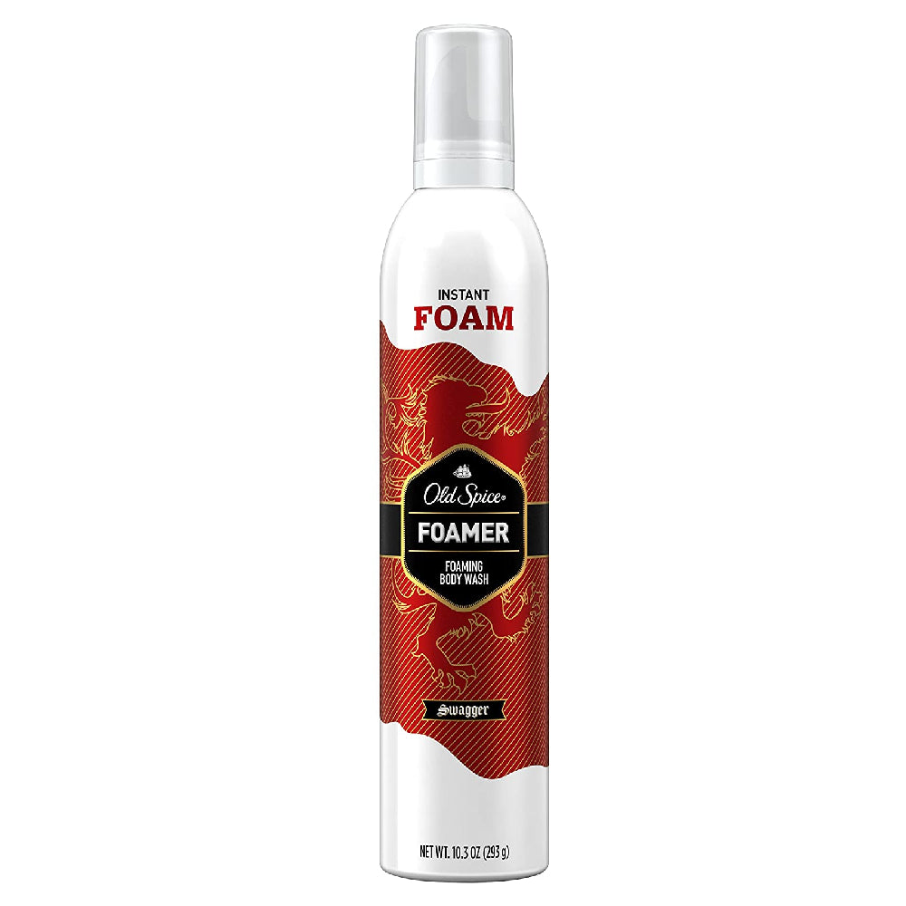 Old Spice Red Zone Swagger Scent Foamer Body Wash for Men, 10.3 oz