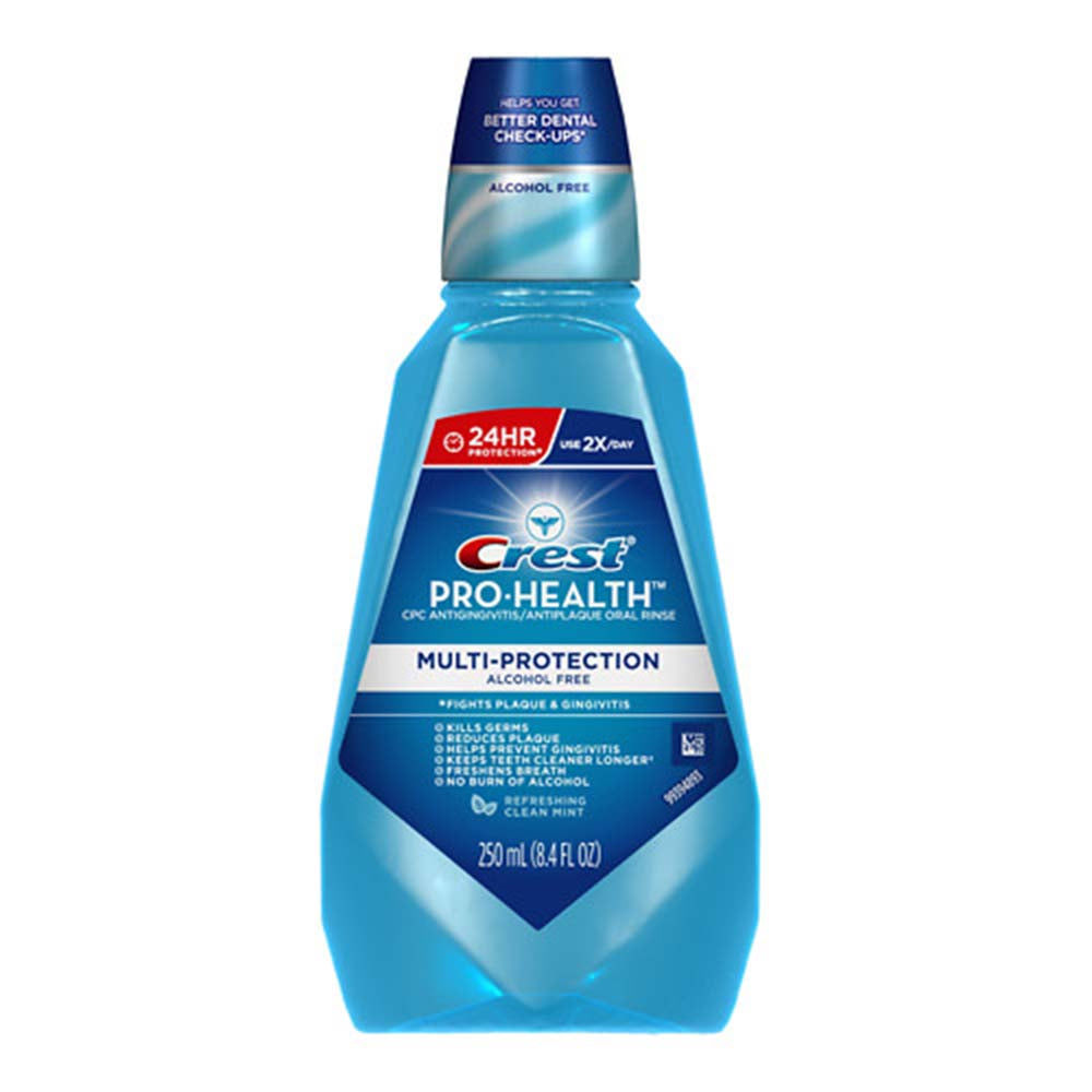 Crest Pro-Health Multi-Protection Oral Rinse, Clean Mint, 8.4 oz