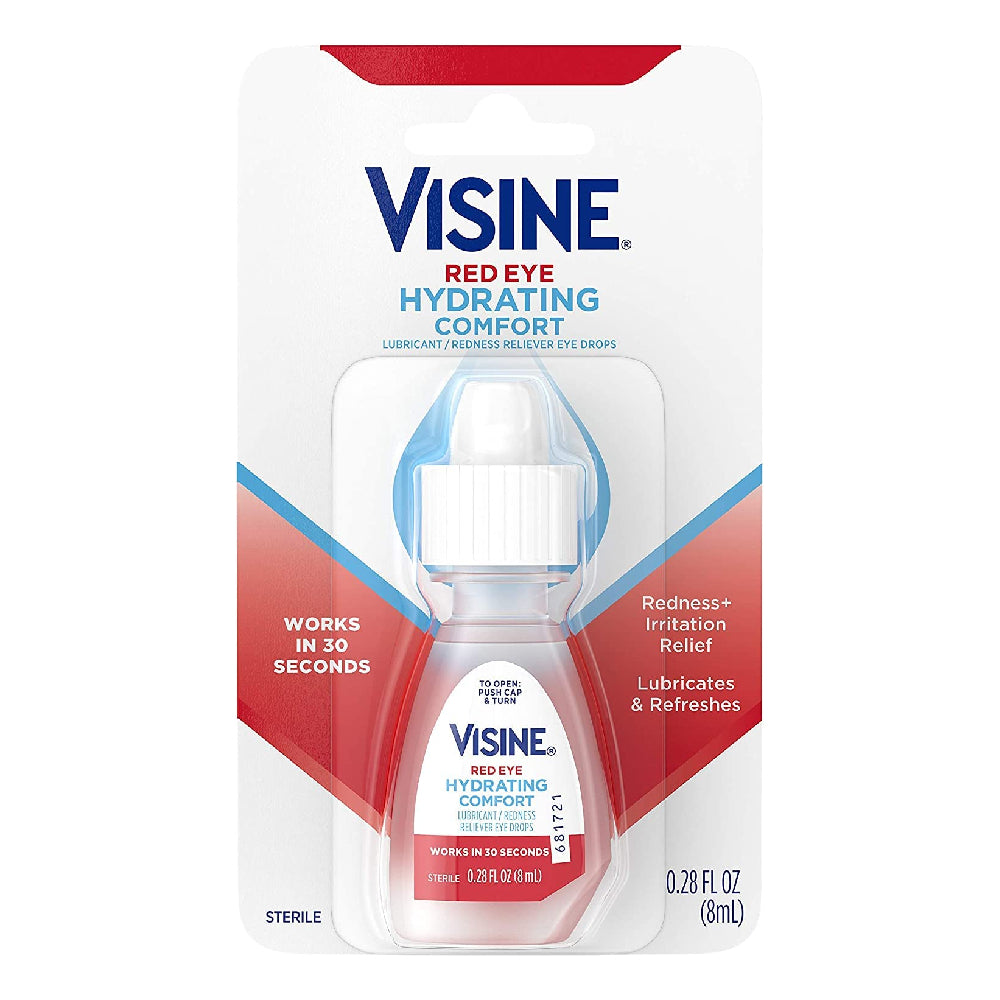 Visine Eye Drops, Advanced Redness Relief, 0.28 oz
