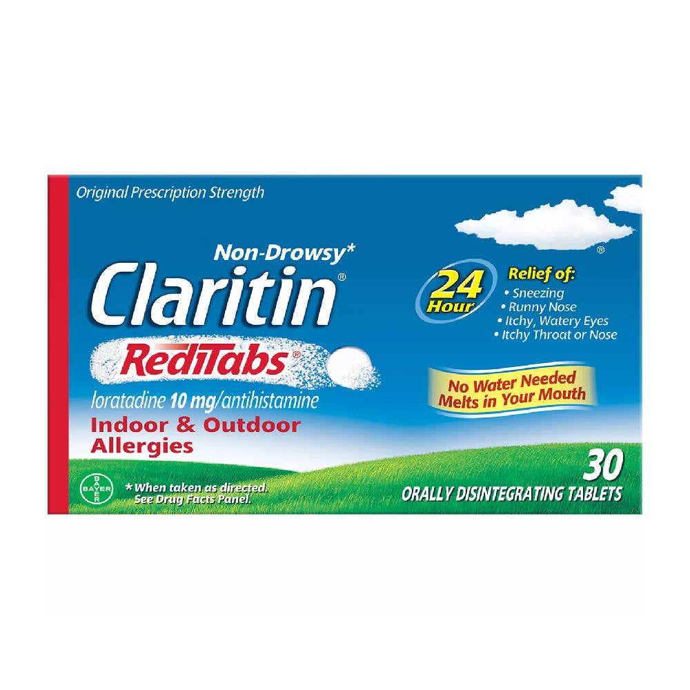 Claritin 24 Hour Allergy Relief RediTabs, Disintegrating Tablets, 30 ea