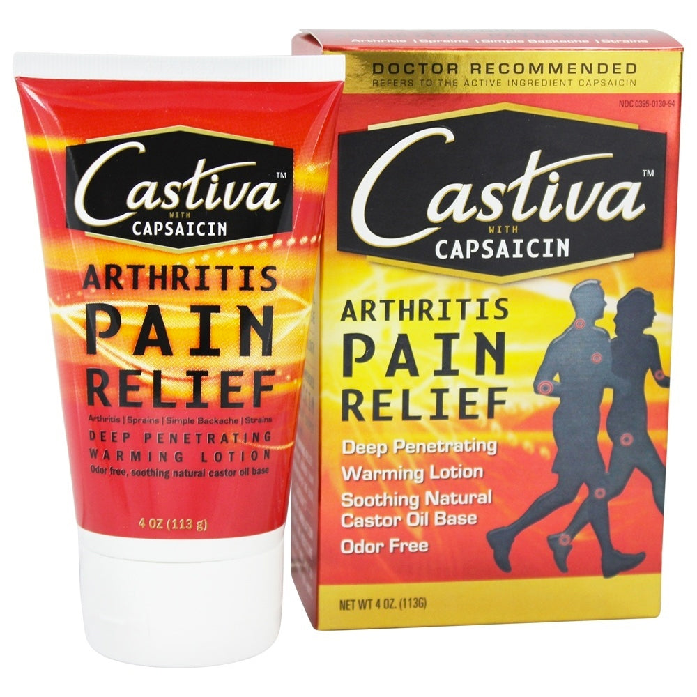 Castiva Arthritis Pain Relief Lotion with Capsaicin, 4 oz