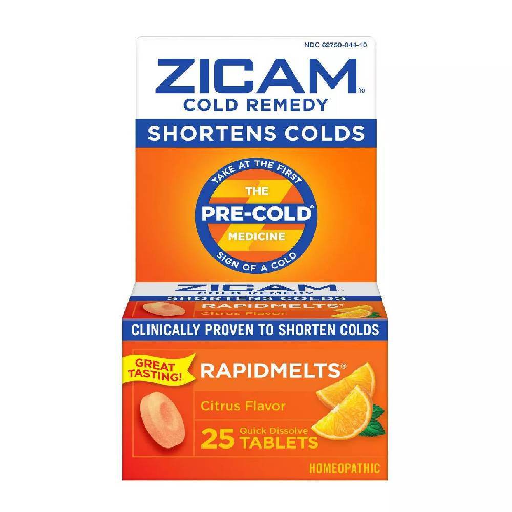 Zicam Cold Remedy RapidMelts, Citrus, 25 ea - OTC Shoppe Express