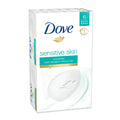 Dove Sensitive Skin Soap Bar, Unscented, 4.25 oz, 6 ea