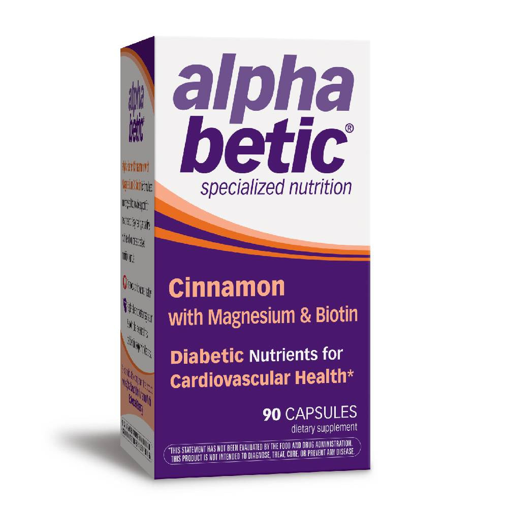 Alpha Betic Cinnamon Plus Chromium & Biotin, 60 ea