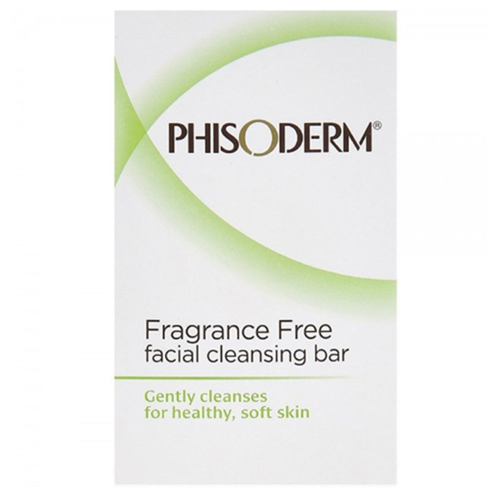 pHisoderm Facial Skin Cleansing Bar, Fragrance Free, 2 x 3.3 oz