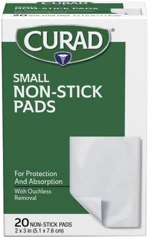 Curad Telfa Non-Stick Pads, 2 inch x 3 inch, 20 ea - OTC Shoppe Express