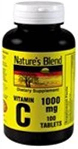 Nature's Blend Vitamin C, 1000 mg, Tablets, 100 ea - OTC Shoppe Express