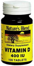 Nature's Blend Vitamin D, 400 IU, Tablets, 100 ea - OTC Shoppe Express