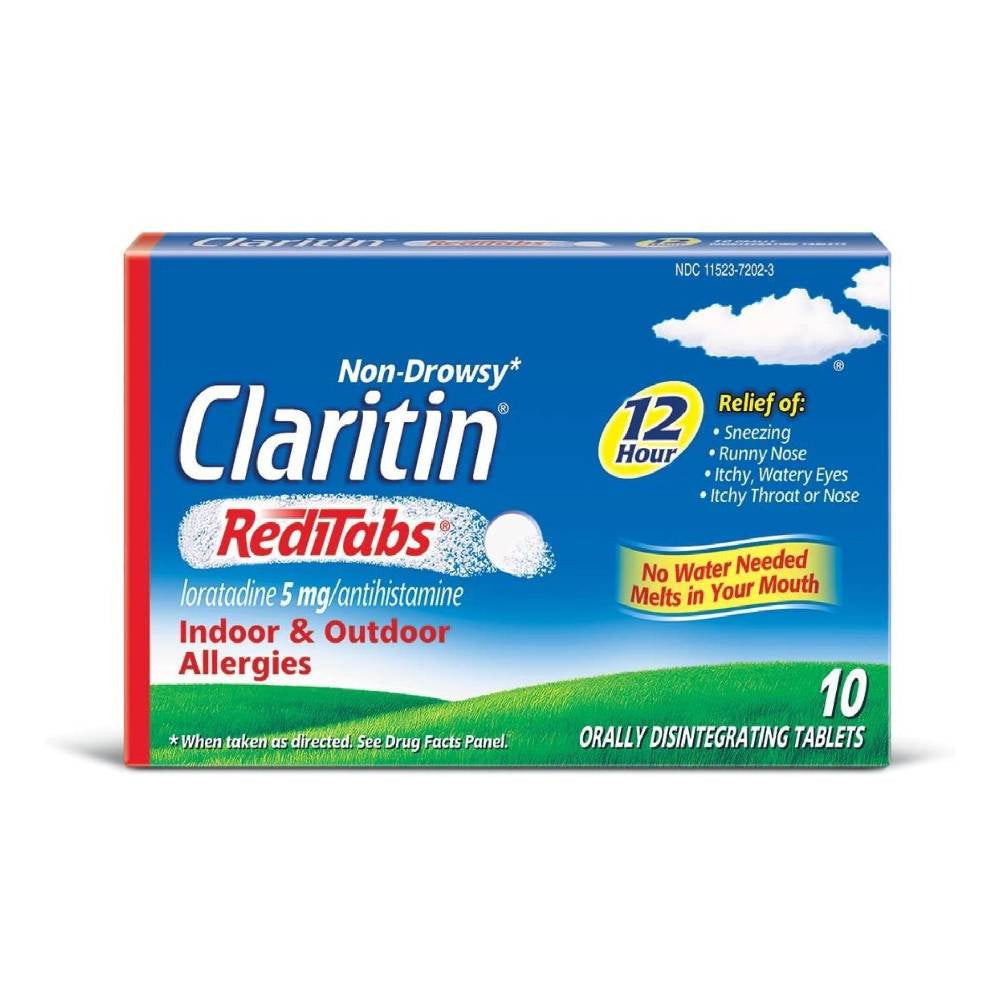 Claritin Allergy Relief, 12HR, Reditabs, 10 ea