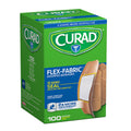 Curad Flex-Fabric Bandages, Assorted Sizes, 100 ea