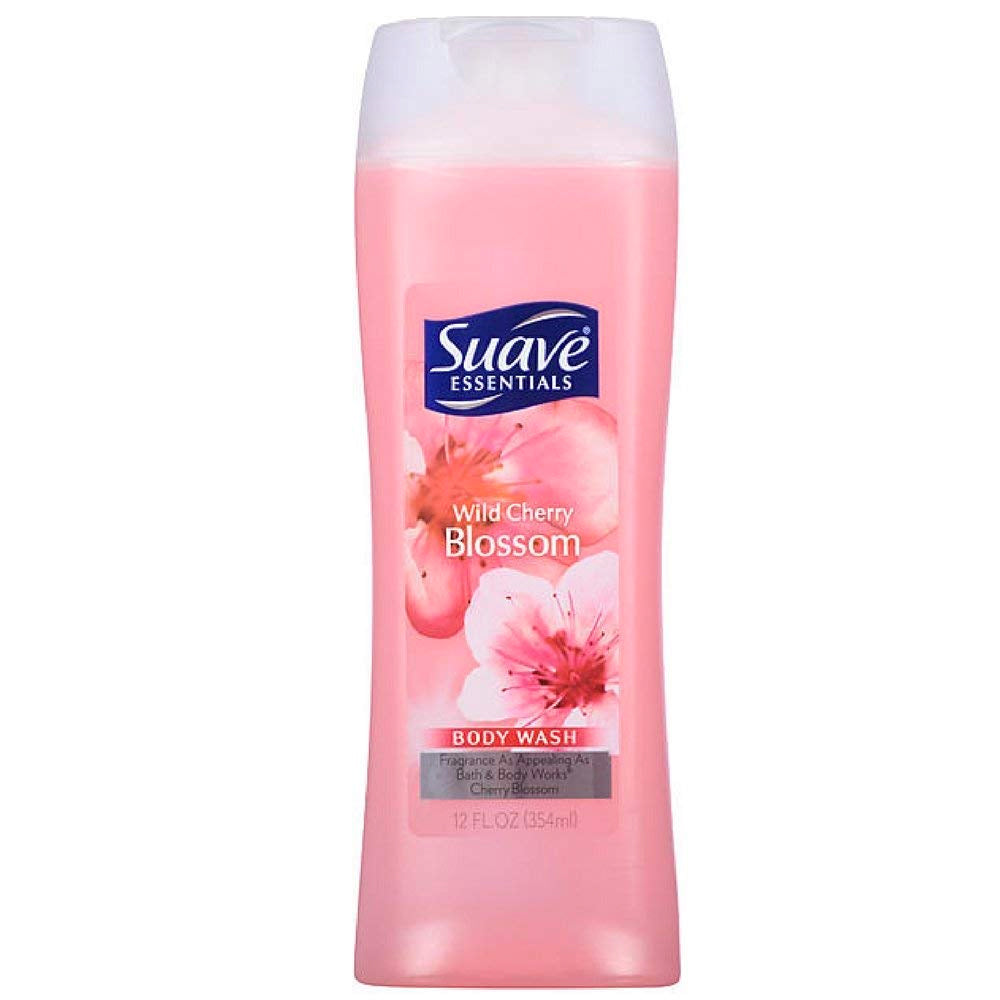 Suave Naturals Body Wash, Wild Cherry Blossom, 12 oz