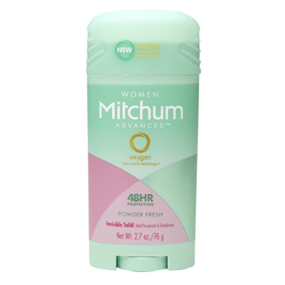 Mitchum Women Stick Solid Antiperspirant Deodorant, Powder Fresh, 2.7 oz
