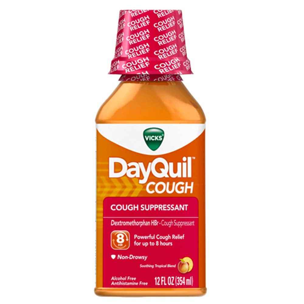 Vicks DayQuil Cough Suppressant Syrup, 12 oz