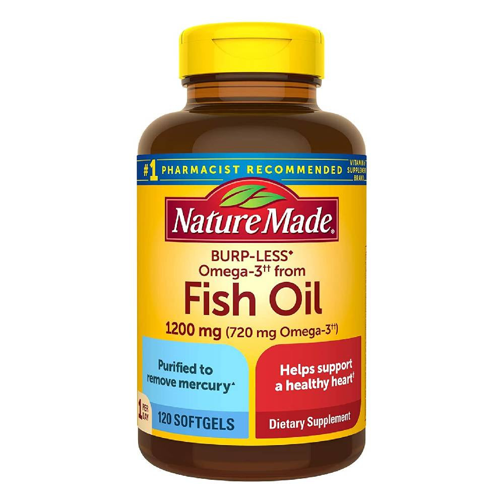 Nature Made Fish Oil, 1200 mg, Softgels, 120 ea