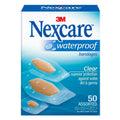 Nexcare Waterproof Clear Bandage, Assorted, 50 ea