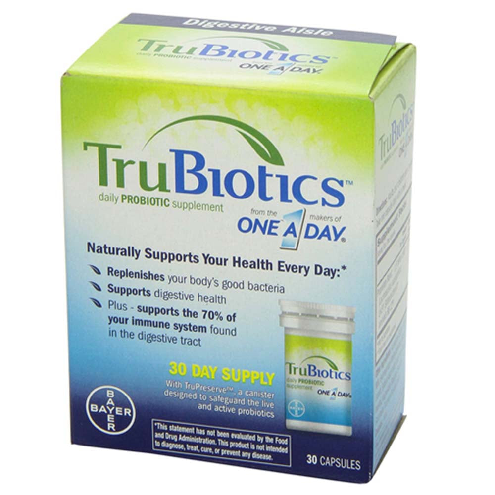 TruBiotics Daily Probiotic Supplement, Capsules, 30 ea