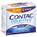 Contac Cold + Flu, Multi-Symptom, Day & Night, Caplets, 28 ea