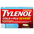 TYLENOL Cold & Flu Severe, Caplets, 24 ea - OTC Shoppe Express