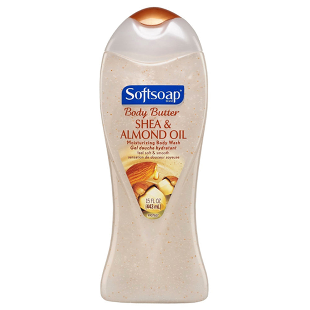 Softsoap Ultra Rich Shea Butter & Almond Oil Body Wash, 15 oz